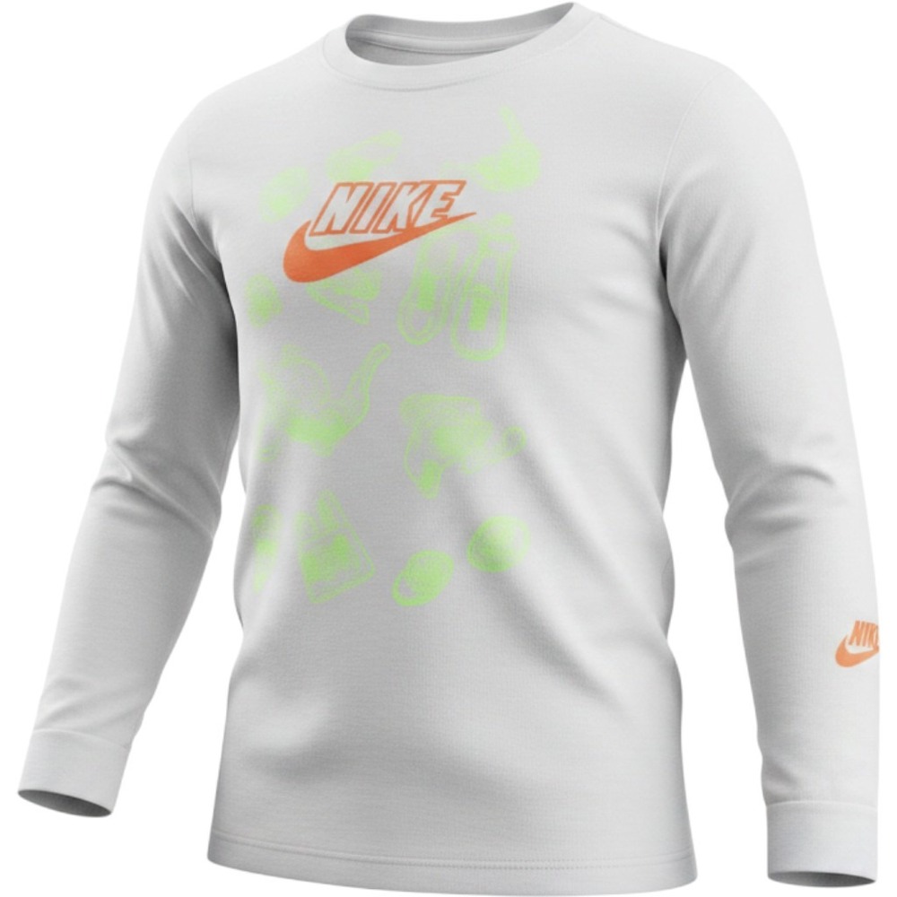 Nike Little Kids Halloween Long Sleeve T-Shirt 86J495-001, Size 6